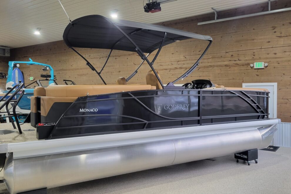 Available Now! Round Lake Marina Hayward Wisconsin Boat Pontoon